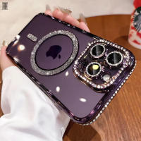 Funda transparente de diamante cristalino para iPhone 16,Compatible con MagSafe - details 3