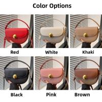Bolso cruzado de lentejuelas de estilo coreano a la moda, bolso de sillín de Pu de medio círculo, correa ajustable, bolso de hombro de gran capacidad para mujer - details 1