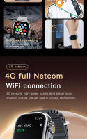 2025 Nuevo Hello Watch 5 4G Smartwatch 1GB de memoria Posicionamiento GPS Tarjeta SIM NFC Brújula Detección de frecuencia cardíaca Llamada Bluetooth Smartwatch - details 2