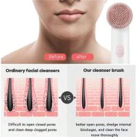 Exfoliante eléctrico del cepillo de limpieza de la belleza de la cara, limpiador facial giratorio de la vibración sónica, herramientas para el cuidado de la piel - details 7