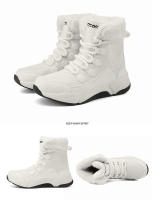 Botas de nieve, zapatos de algodón cálidos, engrosados de terciopelo para mujer, impermeables y antideslizantes - details 18