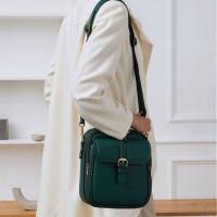 Bolso bandolera de cuero para mujer, gran capacidad con correa extraíble ajustable, bolso de hombro de PU, bolso antirrobo para teléfono de Color sólido - details 8