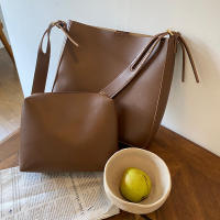 Conjunto de bolso clásico práctico de gran capacidad para madre e hija con bolsos de hombro tipo bandolera para otoño e invierno para mujer - details 0