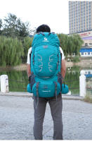 Mochila de montañismo de gran capacidad para escalada al aire libre, senderismo, deportes de acampada, bolsa para zapatos, bolsillo, viaje, senderismo, ciclismo - details 13