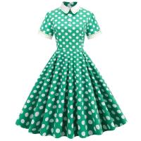 Elegante Vestido de Lentejuelas Retro de los 50 Moda de Verano para Mujeres - details 19