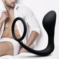 Leten 2 en 1 Slilcone x Anal Plug Masaje de Próstata Masculino Retraso de Eyaculación Anillo Estimulador Juguetes Sexuales para Adultos para Hombres Gay - details 0