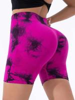 Pantalones cortos de yoga sin costuras para mujer, cintura alta, secado rápido, correr, ciclismo, deportes, gimnasio, verano - details 9