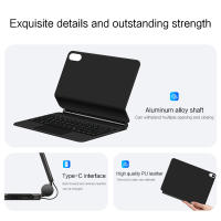 AJIUYU-Teclado mágico Para iPad, Teclado en Español, Folio magnético, 10,9 Pulgadas, 2022, con Panel táctil - details 8