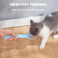 Cuchara de comida húmeda para gatos, comedero para gatos, cucharas exprimibles, conveniente para golosinas de comida - details 4