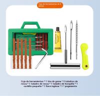 kit repara pinchazos coche Neumáticos mini caja de herramientas para casa - details 15