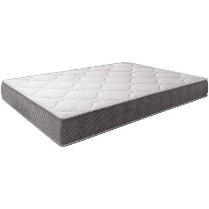 Colchón viscoelástico, Modelo Visco Star, 105 x 190 x 21cm - Todas las medidas, Blanco y Gris - 1