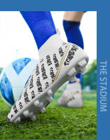 Hombres y mujeres de alta calidad mandarín pato color tf uñas rotas artificial plana AG uñas largas zapatos de fútbol - details 16