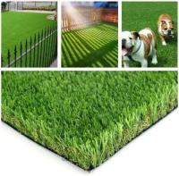 Rollo artificial, alfombra de césped sintético realista para calidez interior y exterior, tamaño personalizado, alfombra de plástico, 1 pieza - details 0