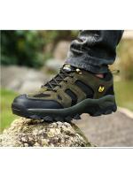 Zapatos de senderismo negros para exteriores, zapatos deportivos informales para hombre y mujer, zapatos para caminar de talla grande para primavera y otoño, zapatos de algodón para deportes de campo - details 0