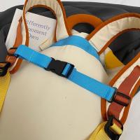 Bolsas para padres e hijos de 2 tamaños a juego de colores, mochila escolar con cordón multibolsillo de estilo coreano, mochila de nailon de gran capacidad para niños - details 38