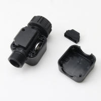 Medidor de flujo de agua Digital, medidor de agua con manguera de 3/4 ", medición de consumo y flujo de agua con conectores rápidos para jardín al aire libre - details 10