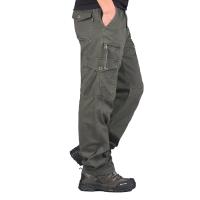 Pantalones Cargo para Hombres 100% Algodón Cintura Elástica, Múltiples Bolsillos, Listos para la Aventura al Aire Libre - details 14