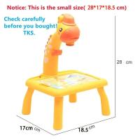 Proyector Led para niños, mesa de dibujo, juego de pintura de juguete, tablero educativo, herramientas de aprendizaje, juguetes de pintura para niños - details 0