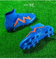 Nuevos zapatos de fútbol con picos rotos, zapatillas artificiales para correr, entrenamiento de hierba, juegos profesionales - details 23