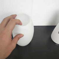 Reemplazo de pantalla de vidrio blanco mate para lámpara colgante de isla E26 E27, cubierta de pantalla de vidrio de 4,3 cm para lámpara colgante de cocina - details 3