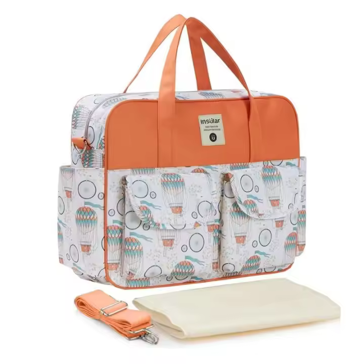 Mochila impermeable para pañales, bandolera grande de viaje, bolso multifuncional para cochecito de maternidad - 1