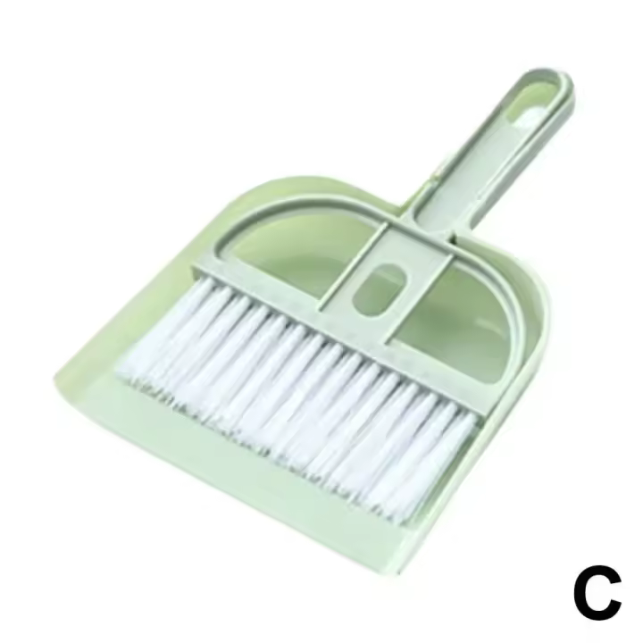 Mini escoba de escritorio, juego de paletas con pala de basura, Color nórdico, herramientas de limpieza de escritorio para el hogar - 1