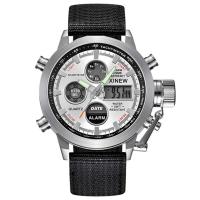 Reloj de Diseñador de Doble Tiempo Leten Reloj de Cronómetro Multifuncional con Banda de Nylon de Moda Reloj de Alarma para Hombres de Marca Grande - details 8