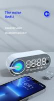 Reloj Despertador Mini Bluetooth Altavoz de Sonido Portátil con Subwoofer y Lámpara LED - details 0