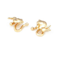 Cierre de latón color oro de 18K en forma de S y M para pulseras y collares, suministros para la fabricación de joyería, accesorios para bricolaje. - details 14