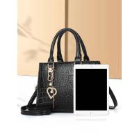 Bolso cuadrado pequeño con estampado de cocodrilo de moda, bolso elegante y con estilo, adecuado para varios ocns Mochila de lujo de alta gama - details 4