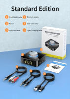 Receptor transmisor de Audio con Bluetooth, pantalla LED de M5, 3,5mm, AUX, R/L, RCA, TF/u-disk, adaptador inalámbrico estéreo, Control IR con micrófono - details 37