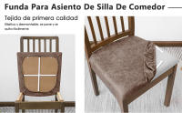 Fundas de asiento de comedor para el hogar, bar, hotel, fiesta, banquete, uso doméstico - details 2