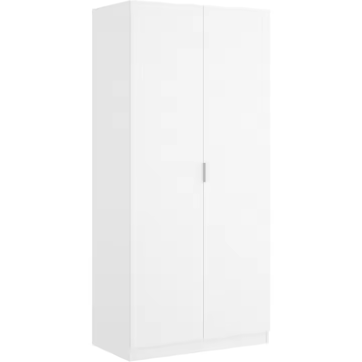 Puertas, Madera de ingeniería, Blanco, 81x184x52 cm - 1