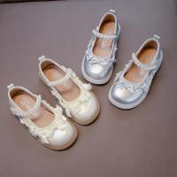 Zapatos de cuero para niñas, calzado de moda de estilo coreano, suela suave, antideslizante, planos elegantes y versátiles, novedad de otoño, 2024 - details 1