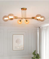 Lámpara de techo Led moderna, iluminación interior para sala de Estar, comedor, dormitorio, cocina, Industrial, de hierro, decoración del hogar - details 4