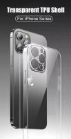 Funda de teléfono transparente de silicona para iPhone 11 12 13 14 15 16 Pro Max 15 Plus 16E 12 Mini X XS XR funda trasera suave transparente de TPU - details 0
