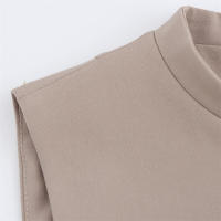 Moda de Otoño-Invierno para Mujer OUWU Blusas Elegantes sin Mangas con Cuello Redondo - details 6