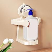 Soporte de Gel de ducha con ventosa de plástico, colgador de Gel de ducha extraíble montado en la pared, soporte para botella de champú ajustable reutilizable - details 7