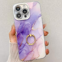 Funda con soporte de anillo para Apple iPhone 16 15 14 Pro Max, de mármol de alta calidad, IMD, PC, a prueba de golpes. - details 11