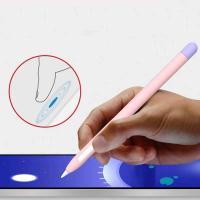 Funda protectora de silicona suave Sea Generation Pencil, funda de color antideslizante y anticolisión para iPad Apple Pencil 2 Potector - details 2