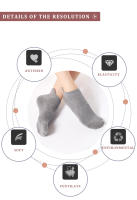 Calcetines deportivos de algodón para mujer, medias antideslizantes de cabeza redonda, transpirables, con ventilación, para Pilates, Ballet y baile - details 2