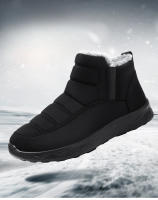 Botas De Nieve Gruesas Apiladas Para Hombres, Zapatos De Algodón Térmico - details 1