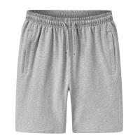 Pantalones cortos de verano para hombre, pantalones de cinco puntos, pantalones sueltos de talla grande de punto de algodón puro, pantalones medios finos transpirables, pantalones grandes para hombre - details 0