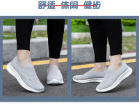 Nuevos zapatos de pareja transpirables de un paso de malla para primavera y otoño, zapatos para caminar para hombre con capucha ligeros y cómodos para exteriores - details 14