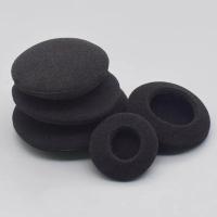 2 unids/par Almohadillas para oreja de espuma almohadillas gruesas para auriculares almohadillas para los oídos 35-65mm almohadillas para los oídos de espuma gruesa negra herramienta para auriculares - details 2