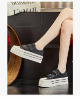 Nueva plataforma zapato blanco superior transpirable muffin zapatos casual versátil solo zapatos Velcro zapatos de las mujeres - details 10