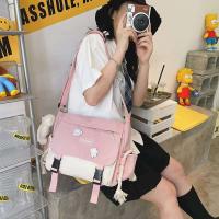 Bolso de hombro tipo bandolera con asa para niña, Mini bolsos de mano para mujer con bolsillos laterales con cordón de cuerda de cáñamo - details 8