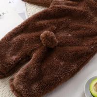 Pijamas cálidos de felpa para bebé, con monos, bolsas de oso con cuello con capucha, pijamas informales para recién nacido de 0 a 1 años - details 7