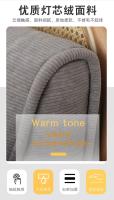 Cojín de Descanso de Cama Triangular Suave Almohada de Lectura Grande con Almohada de Espalda para Adultos - details 3
