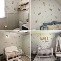 Decales de Pared de Botánica Boho Pegatinas de Vinilo Arte para Habitación Infantil - details 5